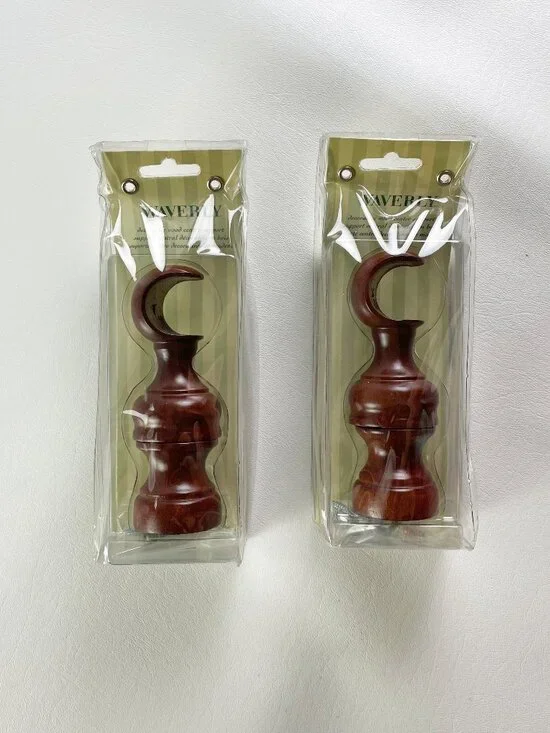 Waverly Dark Brown Center Support for 1 Inch Pole 2 Packs