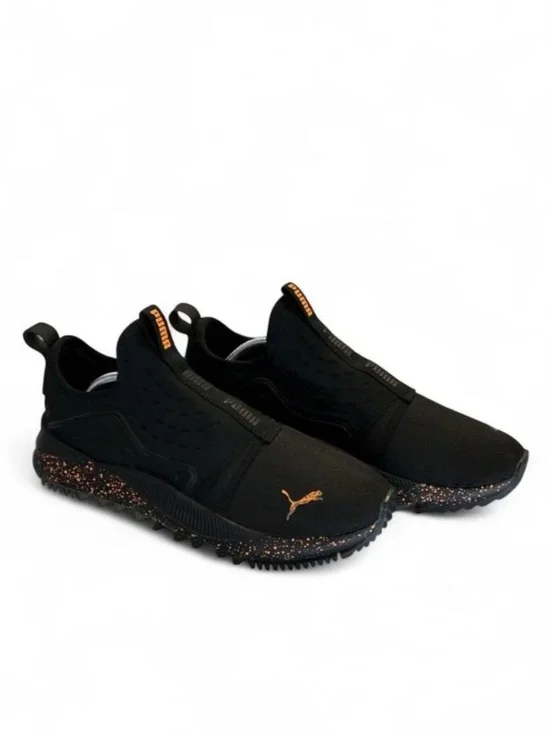 Puma Black Slip-On Athletic Sneakers