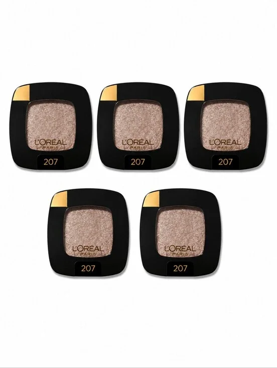 5 x L'Oreal Paris Colour Riche Monos Eye Shadow, 207 Pain Au Chocolat