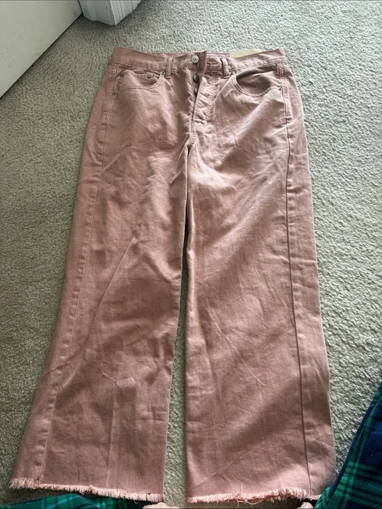 American Eagle women’s size 6 Wide-Leg Crop High Rise NWT