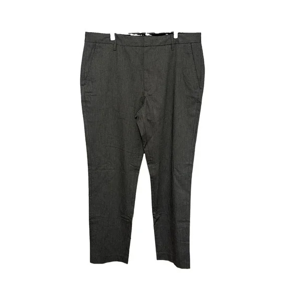 Bonobos Pants Mens 36x32 Gray Flat Front Trousers