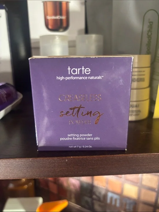 tarte Creaseless Setting Powder — Purple Box