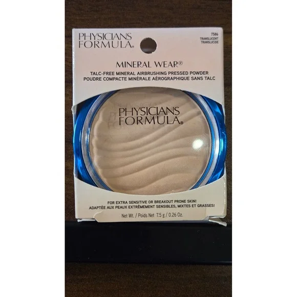Physicians Formula Mineral Wear Talc-Free Airbrushing Pressed Powder Translucent