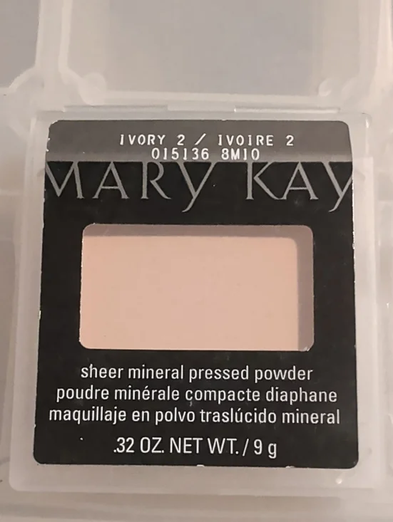 Mary Kay Sheer Mineral Pressed Powder - Light Ivory Pink Tone