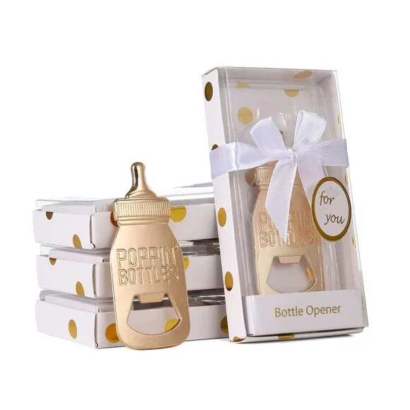 DAJAMAI 12 Pieces Baby Bottle Bottle Openers for Baby Shower‎