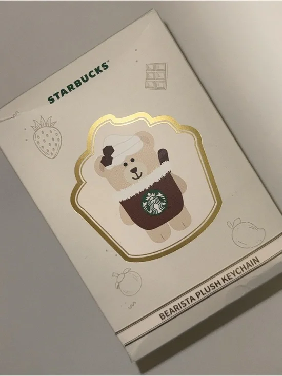 Blind Box 2026 Starbucks Bearista Plush Keychain