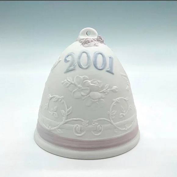 Lladró 2001 Christmas Bell #16718 Porcelain NIB New in Box Sealed