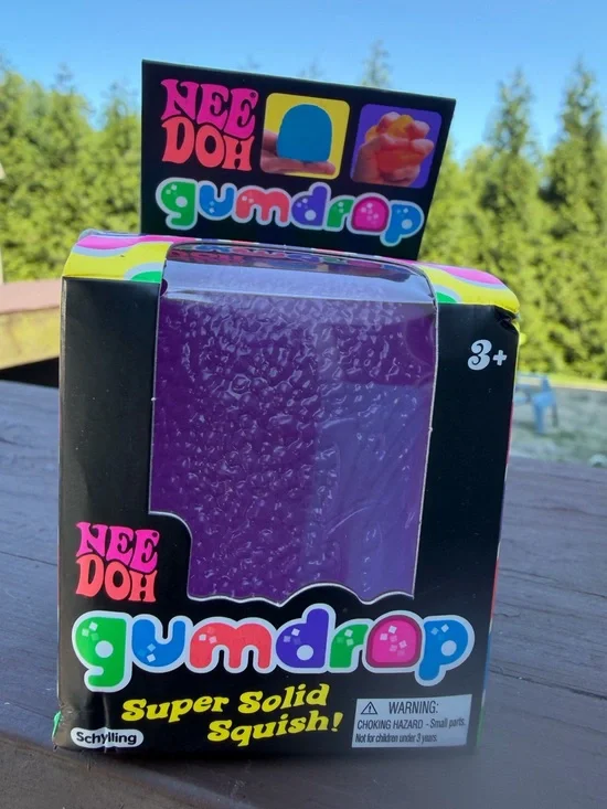 NeeDoh Gumdrop Super Solid Squish- Purple