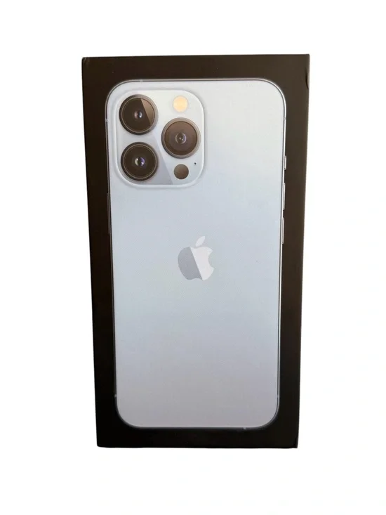 Apple iPhone 13 Pro Sierra Blue Retail Box Only w/ Inserts & SIM Tool - NO PHONE