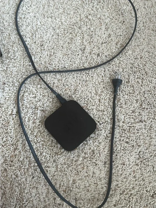 Apple Black Media Streamer Power Adapter with Integrated Cord