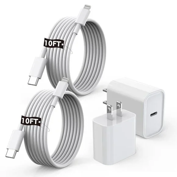Apple MFi Certified]10FT Fast iPhone Charger,Extra Long Apple Charger Fast Charg