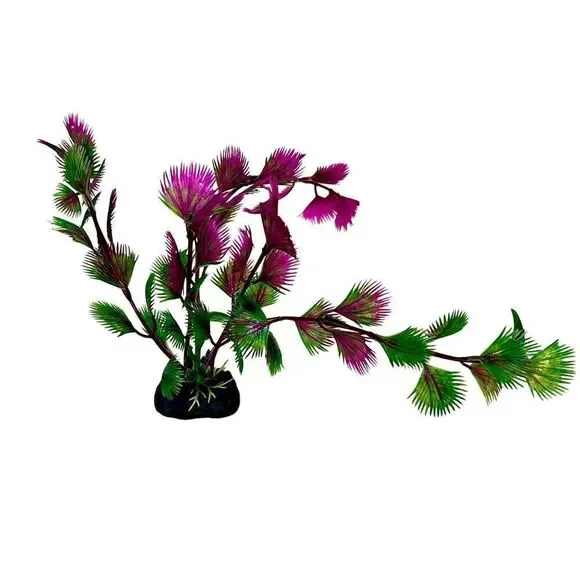 Purple Artificial Underwater Plant Aquarium Plant Fish Tank Landscape Decor
