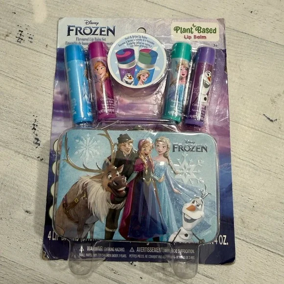Disney frozen plant based lip balm‎ gift set NEW