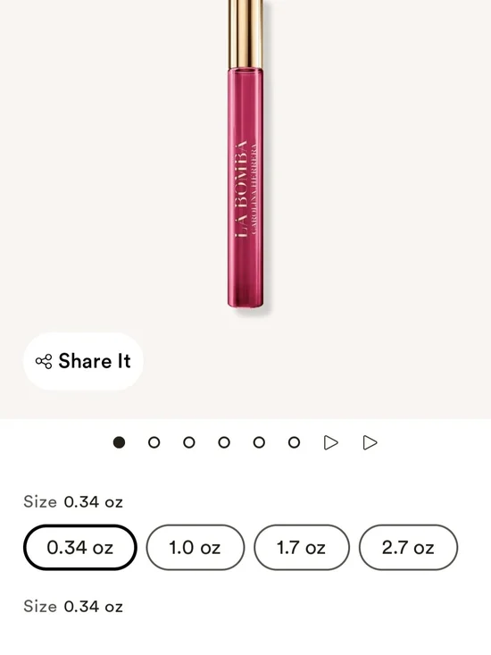 Carolina Herrera La Bombă Gloss — Bold Fuchsia Pink