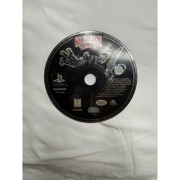 Skeleton Warriors Sony PlayStation PS1 1996 Disc Only Retro Game