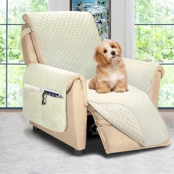 ASHLEYRIVER Reversible Recliner Chair Cover, Recliner Covers For Dogs