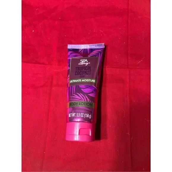 New Spa Luxury Tropical Coconut Ultimate Moisture Body Lotion - Purple & Pink
