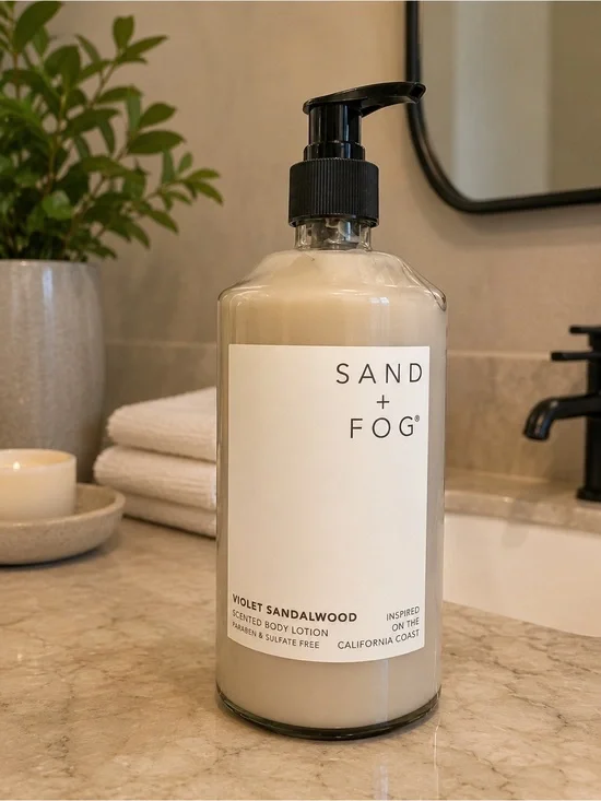 Sand + Fog Violet Sandalwood Scented Body Lotion