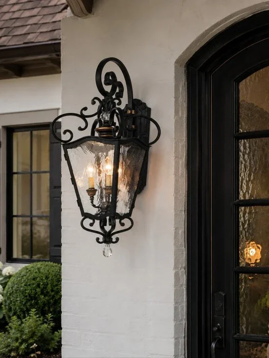 The Great Outdoors by Minka-Lavery Brixton Ivey 3-Light Large Outdoor Wall Lante