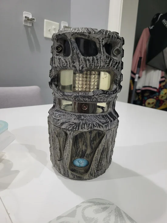 Gray Camouflage Lantern-Style Trail Camera Lantern - Unbranded