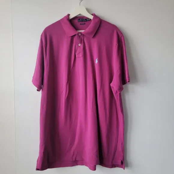 Polo Ralph Lauren men's classic fit shirt size XXL short sleeve‎ Cotton