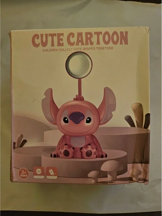 NEW - Pink Stitch USB Mini Desktop or Night light Stitch Cartoon New in box