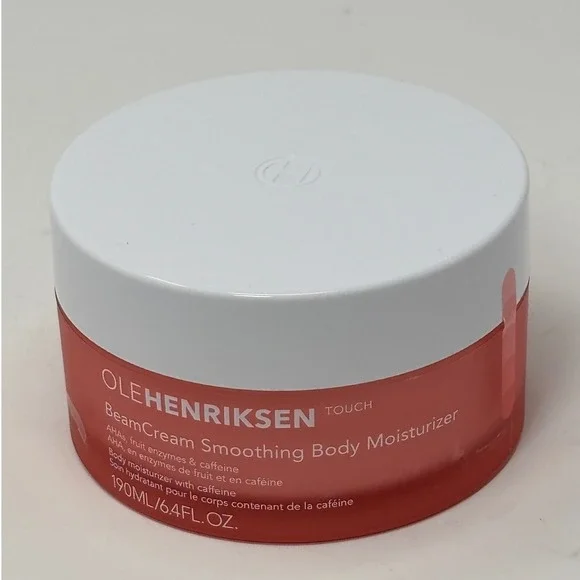Ole Henriksen Touch BeamCream Smoothing Body Moisturizer 6.4oz AHA Caffeine