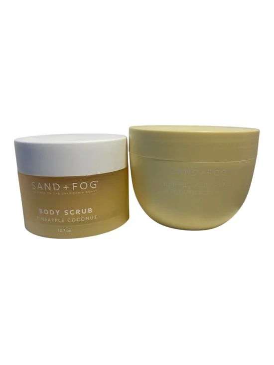 Sand + Fog “Pineapple Coconut” Body Scrub & Whipped Butter Set - NWT **