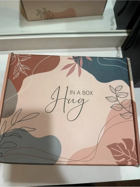 Hug In A Box Decorative Gift Box - Pink & Teal