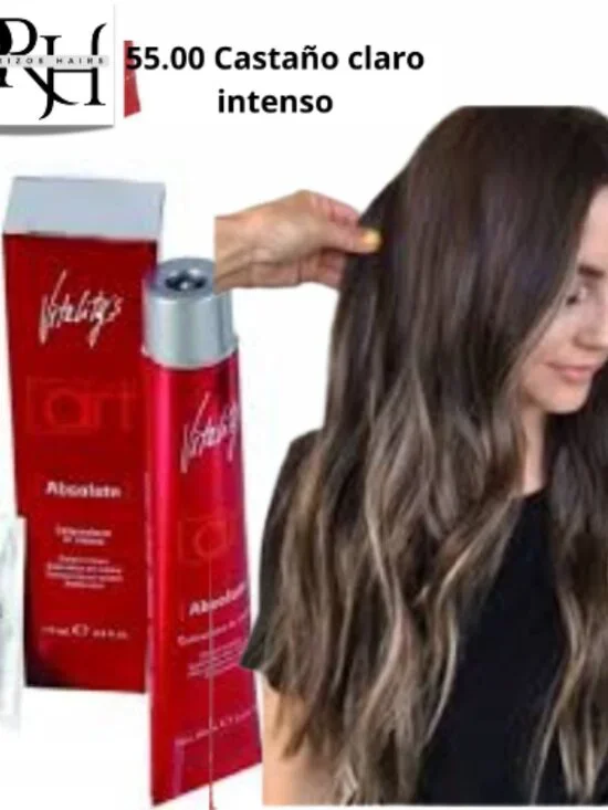 Tinte Vitality's 55.00 Castaño claro intenso colores para cabellos 100 ml