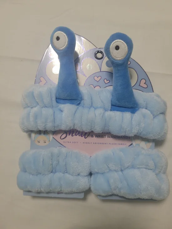 Blue Snail Headband & Wristbands Set