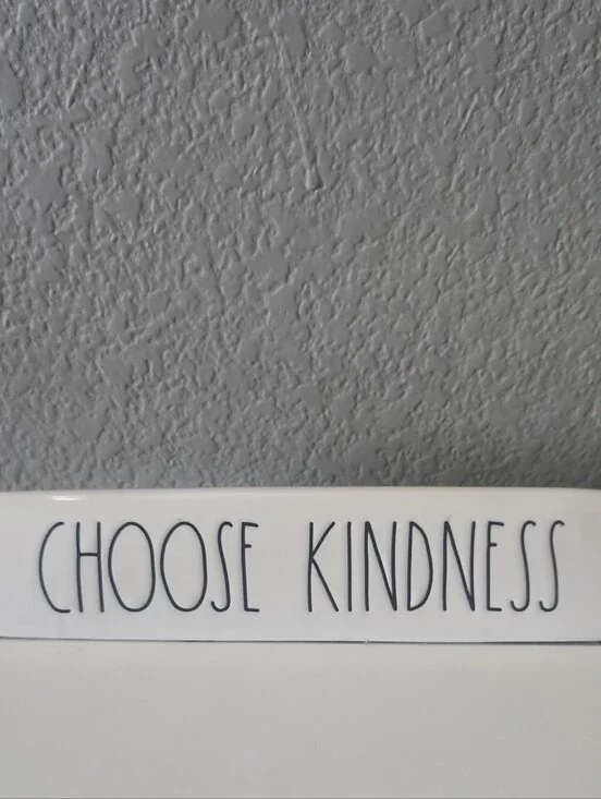 Rae Dunn Choose Kindness Artisan Collection Desk Sign