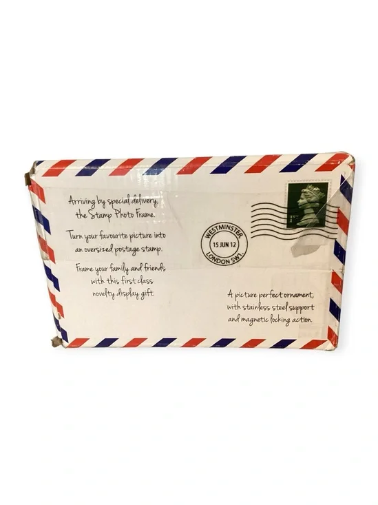 Picture Frame British Royal Mail–Style 1st Class Postage Stamp Acrylic – 4x6 /