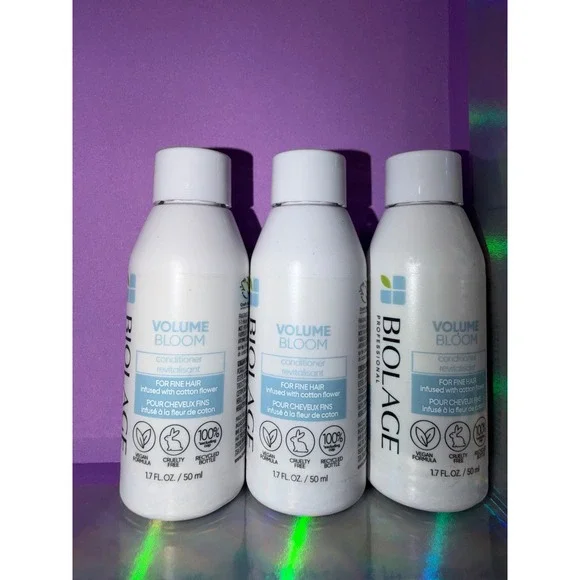 Matrix biolage‎ Volume Bloom Conditioner 3 Pack Travel Volumizing Fine Hair care