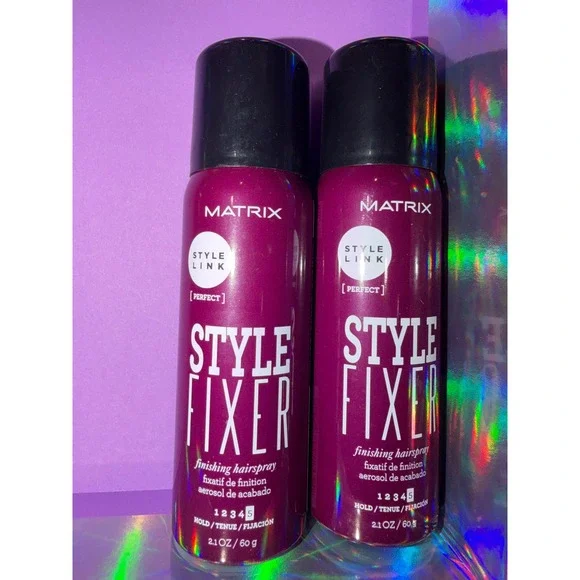 Matrix Style Fixer Finishing Hairspray hair care Level 5 Hold Travel Set of‎ 2