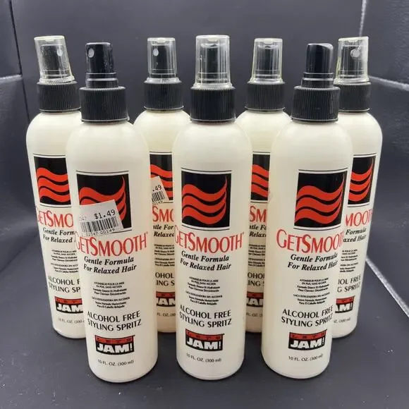(7) Lets Jam Get Smooth Gentle Formula Relaxed Hair Styling Spritz Spray 1994