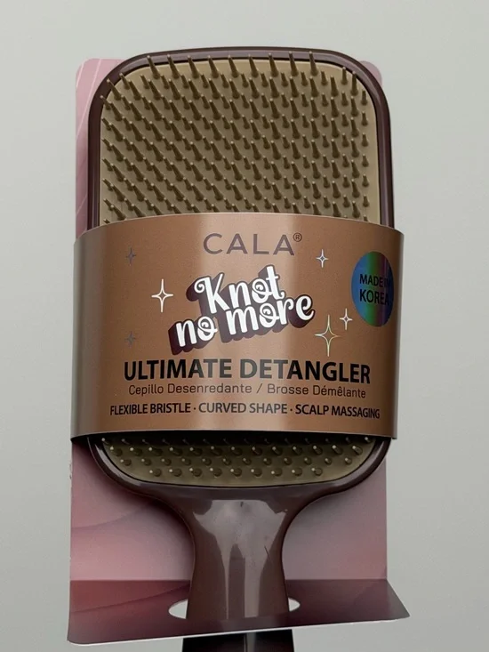 CALA wet brush No More Ultimate Detangler Paddle Brush - Brown