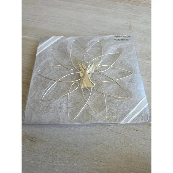 Metal Photo Holder with Angel Design