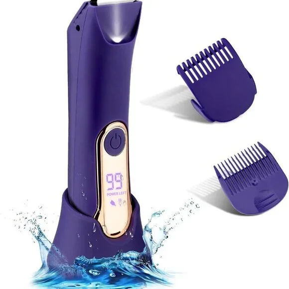Bikini Trimmer for Women,Wet/Dry Personal Pubic Hair Trimmer Womens Electric Raz