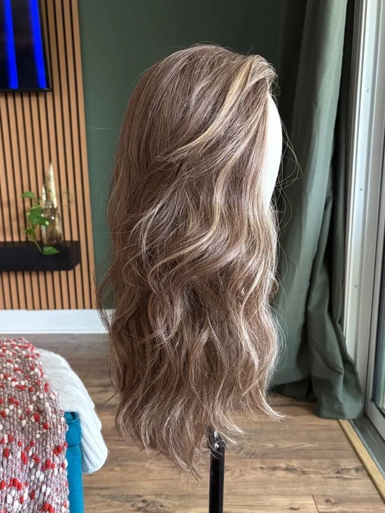 JB Theresa Long hazelnut Wig with Subtle Blonde Lowlights