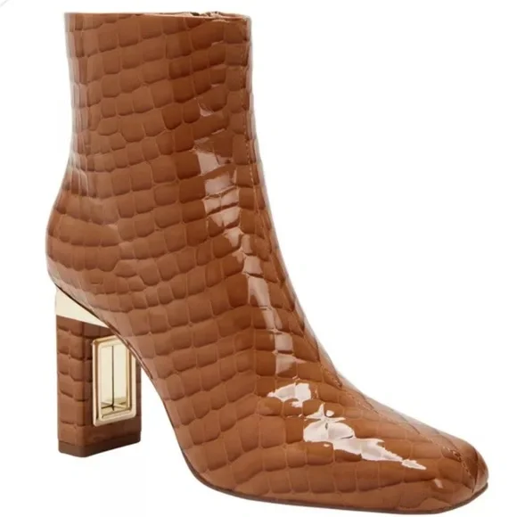 Katy Perry Womens THE HOLLOW HEEL BOOTIE Square Toe Ankle Boots Size 5.5