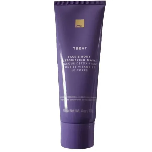 EWC Treat Face & Body Detoxifying Mask Activated Charcoal Treatment