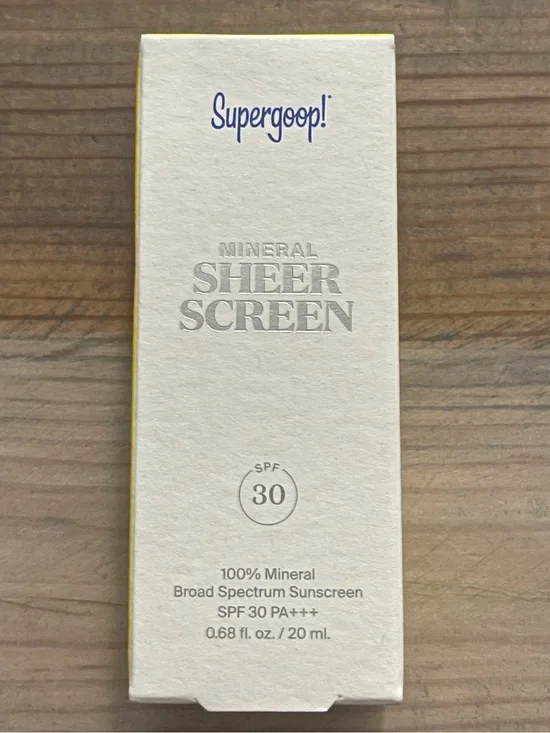 Supergoop! Mineral Sheerscreen SPF 30 — 0.68 fl oz / 20 mL