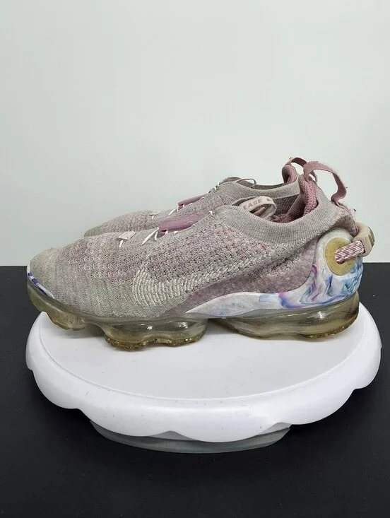 Nike Air VaporMax 2020 Flyknit Light Arctic Pink Violet Ash Laceless Sneakers 8