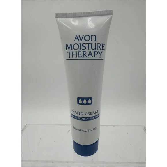 Avon Moisture Therapy Hand Cream 4.2 fl oz For Extremely Dry Skin Not Used 1996
