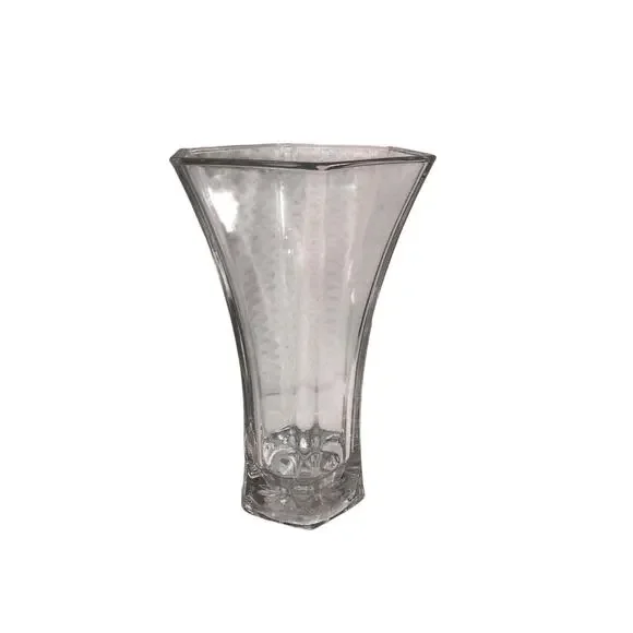 Hoosier Glass Clear Vase