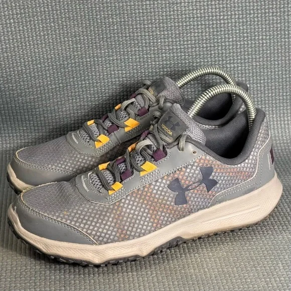 Under Armour Women's UA Gray‎ Toccoa Running Shoes Size 8.5