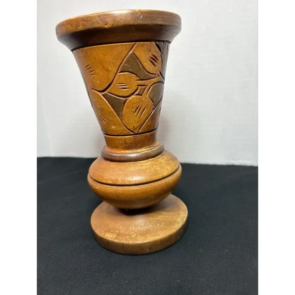 Wood Vase