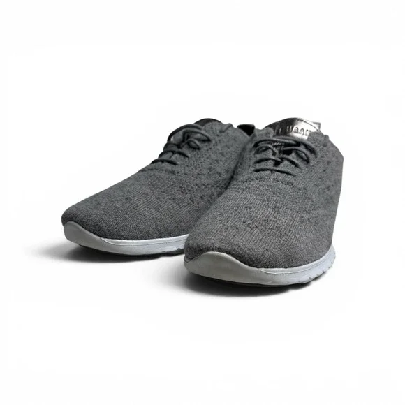 ole Haan ZERØGRAND Stitchlite Gray Knit‎ Oxford Sneakers Women's 8B