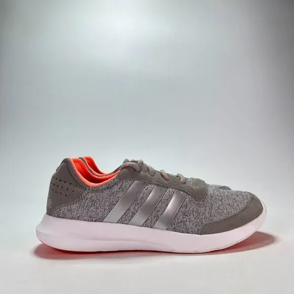 adidas Element Refresh Heather Grey Coral Running Shoes S78815 Women's Size 9.5